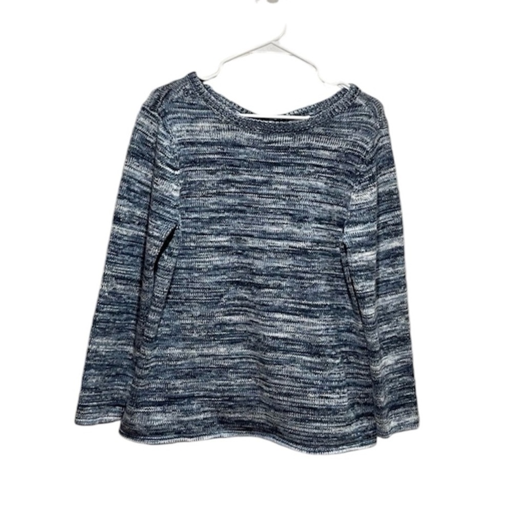 J Jill Blue Knit Sweater - Women’s Medium